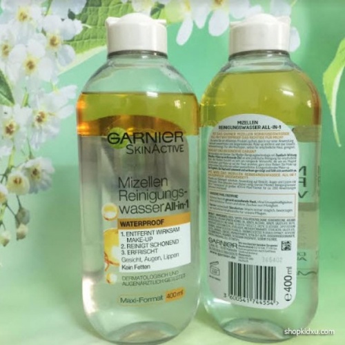 Nước tẩy trang Garnier Micellar hàng Đức nội địa 400ml - Shop Melyca