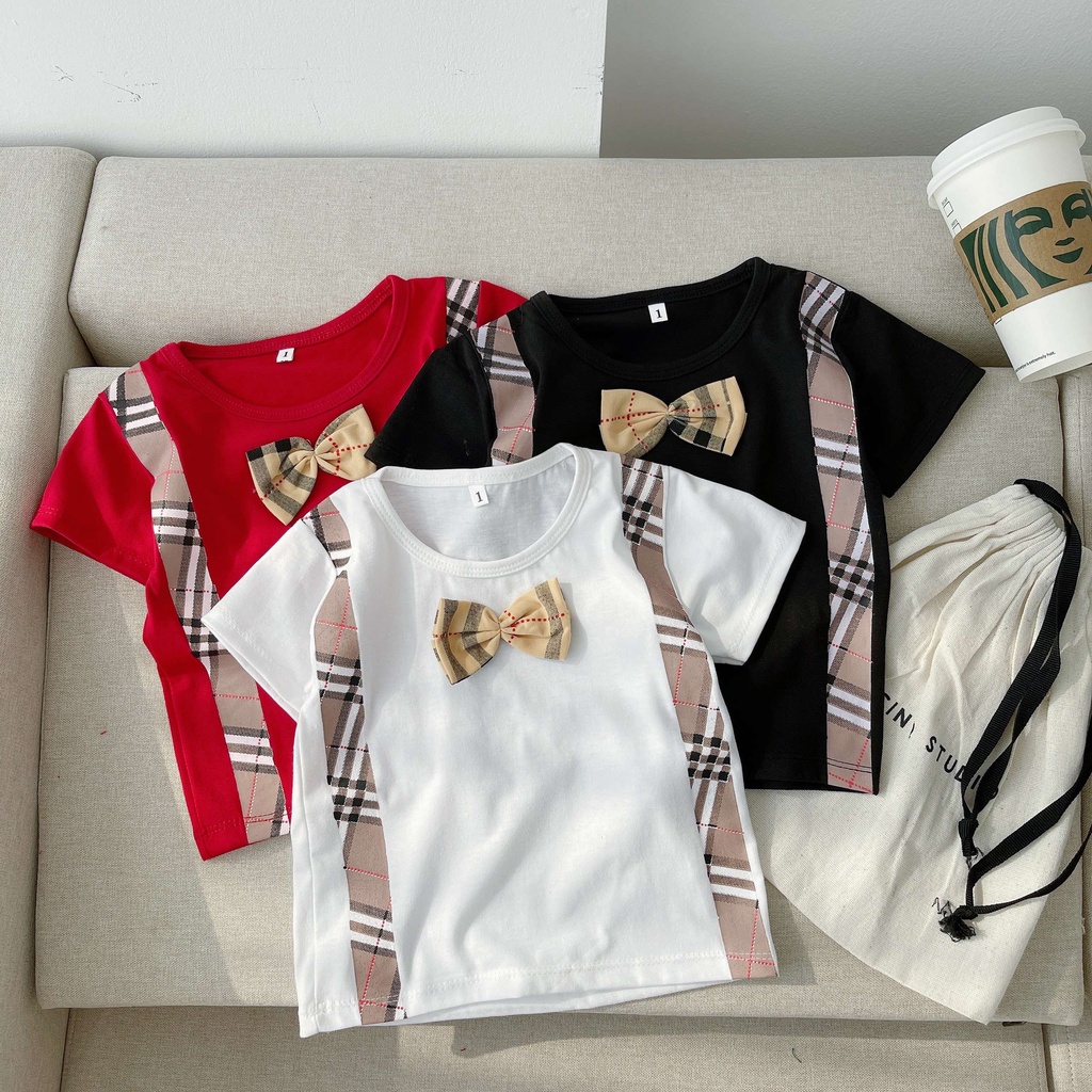 Bộ Cộc Hè Cotton Cao Cấp Nơ Cổ Hai Dây Cho Bé Từ 7-18kg MINKY BABY