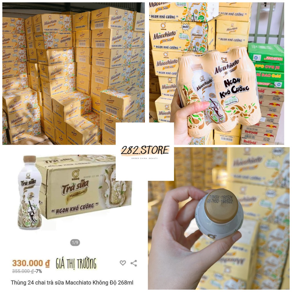 [SIÊU THANH LÝ] TRÀ SỮA KHÔNG ĐỘ MACHIATO HOT HÒN HỌT - Freeship