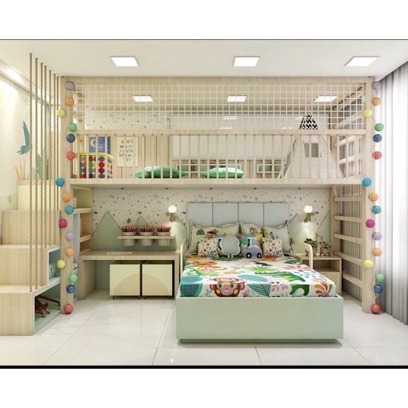 Thi công phòng cho bé, thiết kế phòng trẻ em, nội thất trẻ em