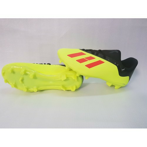 Giày bóng đá đinh cao Adidas X18.1 FG (Xanh chuối chân bè ) TẶNG TẤT CHỐNG TRƠN