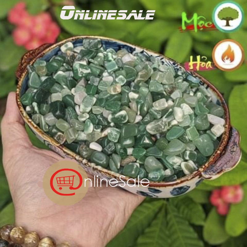 [100g] Vụn Đá Đỏ tự nhiên thanh tẩy đã làm bóng mang năng lượng tích cực