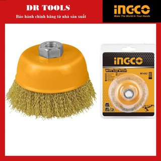 Tp hcm - chén cước thẳng 125mm 5inch wire cup brush ingco wb11251 - chất lượng