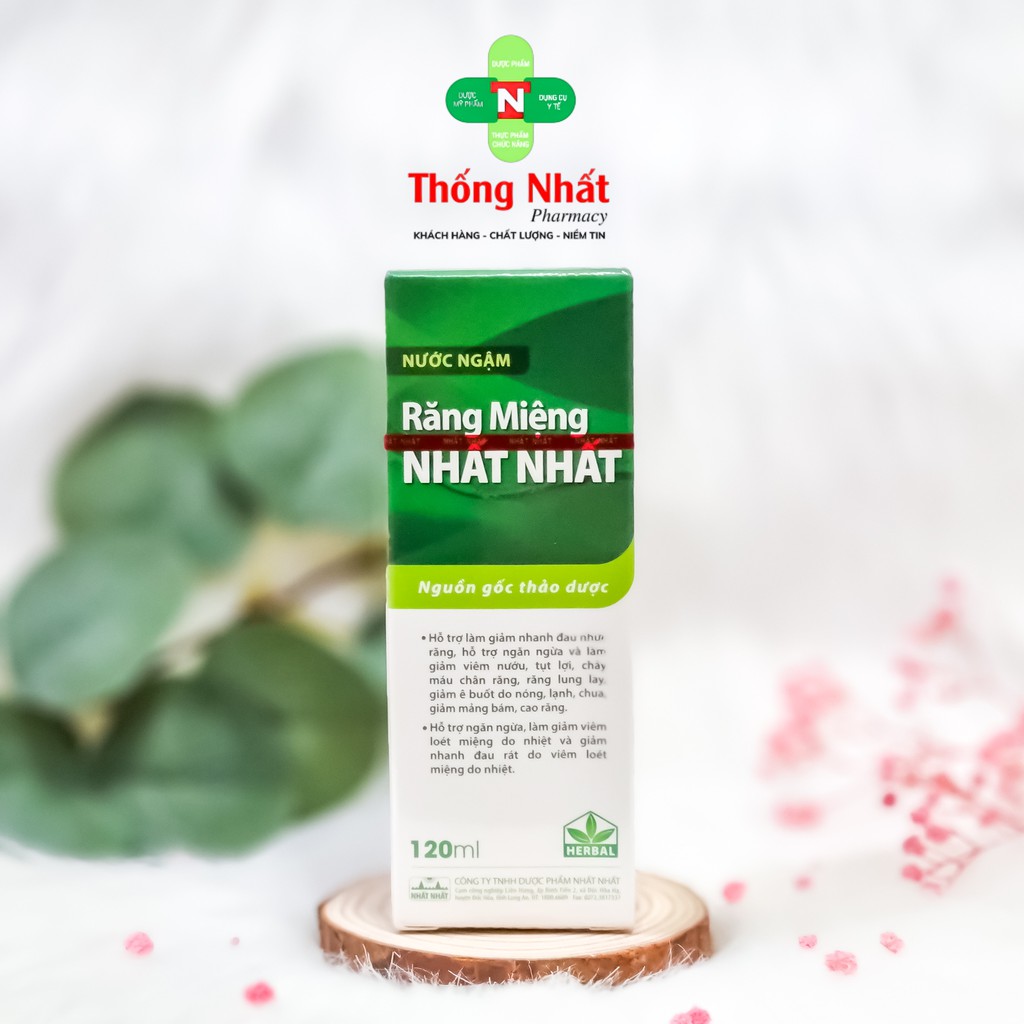 [CHÍNH HÃNG] - Nước Ngậm Răng Miệng Nhất Nhất Thảo Mộc Công Nghệ Nhật (120Ml)