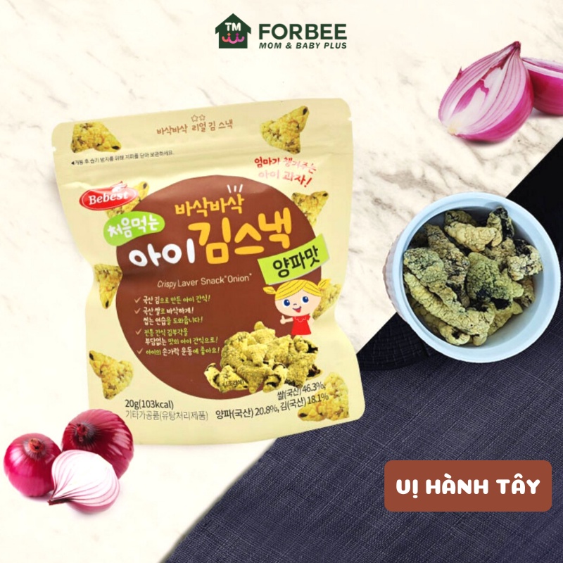 Snack Rong biển BEBEST - Bổ sung dinh dưỡng cho trẻ từ 10 tháng tuổi - FORBEE