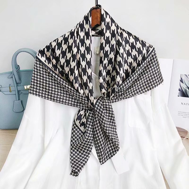 Khăn Choàng Vuông 90x90cm WJ1006-138 Thời Trang Dành Cho Nữ