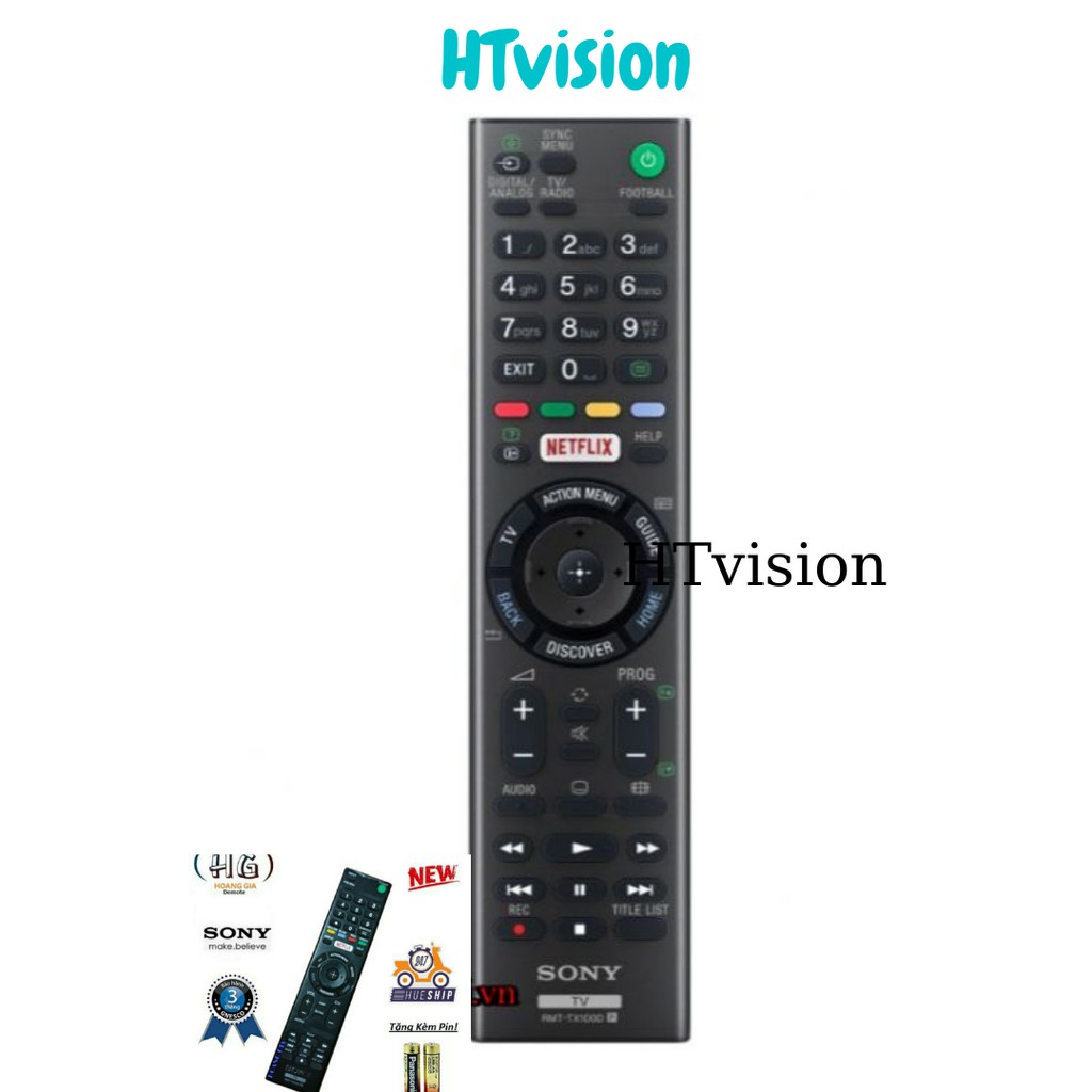 Điều Khiển Tivi Sony RMT-TX100D