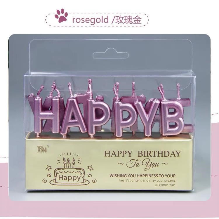 Nến Happy Birthday Trang Trí Bánh Kem Sinh Nhật