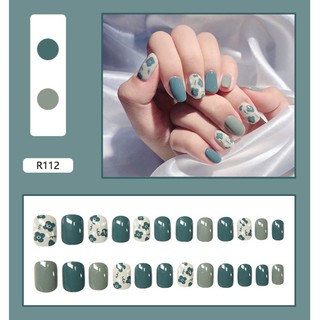 [Tặng kèm keo] Set 24 móng tay giả Nail Box - Mã R112