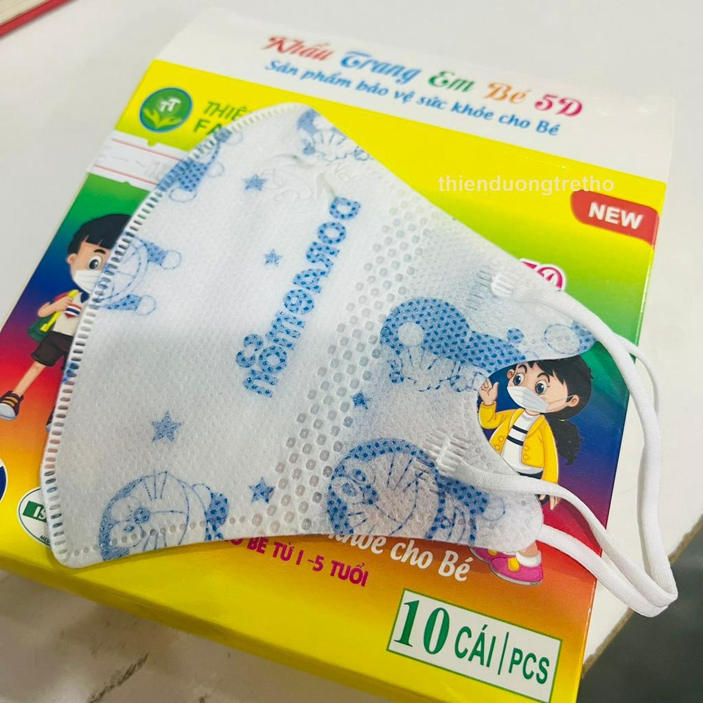 Hộp 10 Khẩu Trang Em Bé 5D Thiên Thuỷ