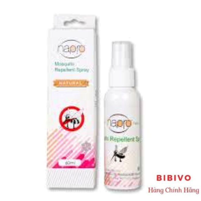 4 Chai xịt chống muỗi, côn trùng Napro Cho người lớn Và trẻ em - 60ml