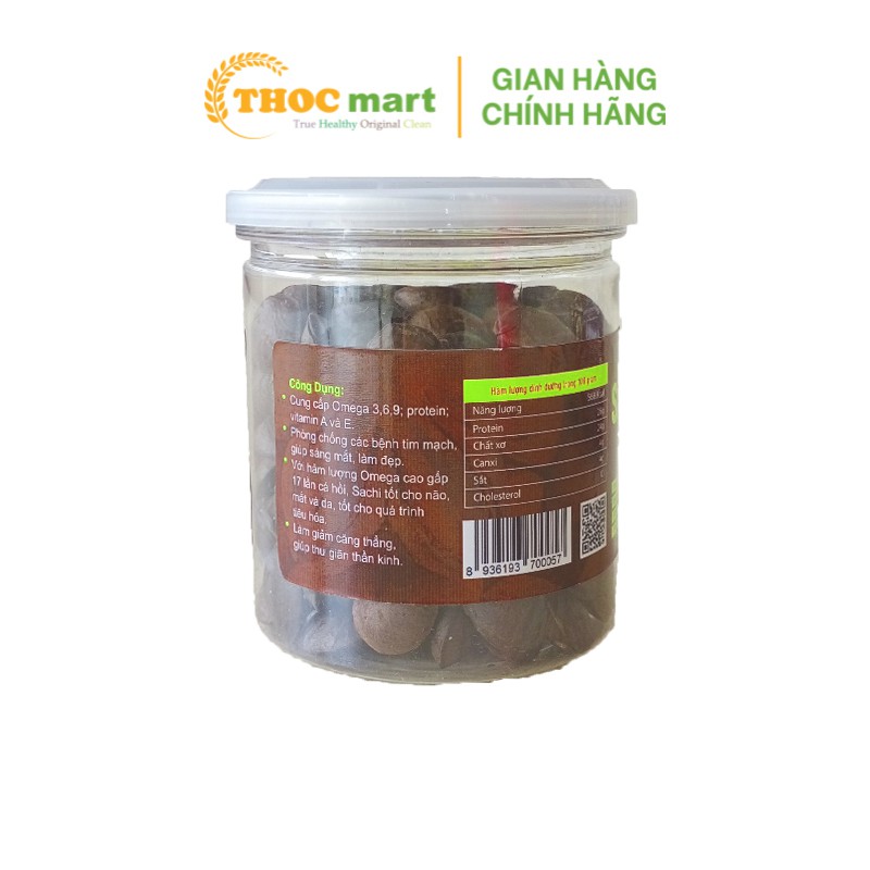 [ THOCmart.vn ] Hạt SACHI sấy giòn nguyên vỏ King Of Nuts hạt dưỡng chất cho cuộc sống khỏe mạnh