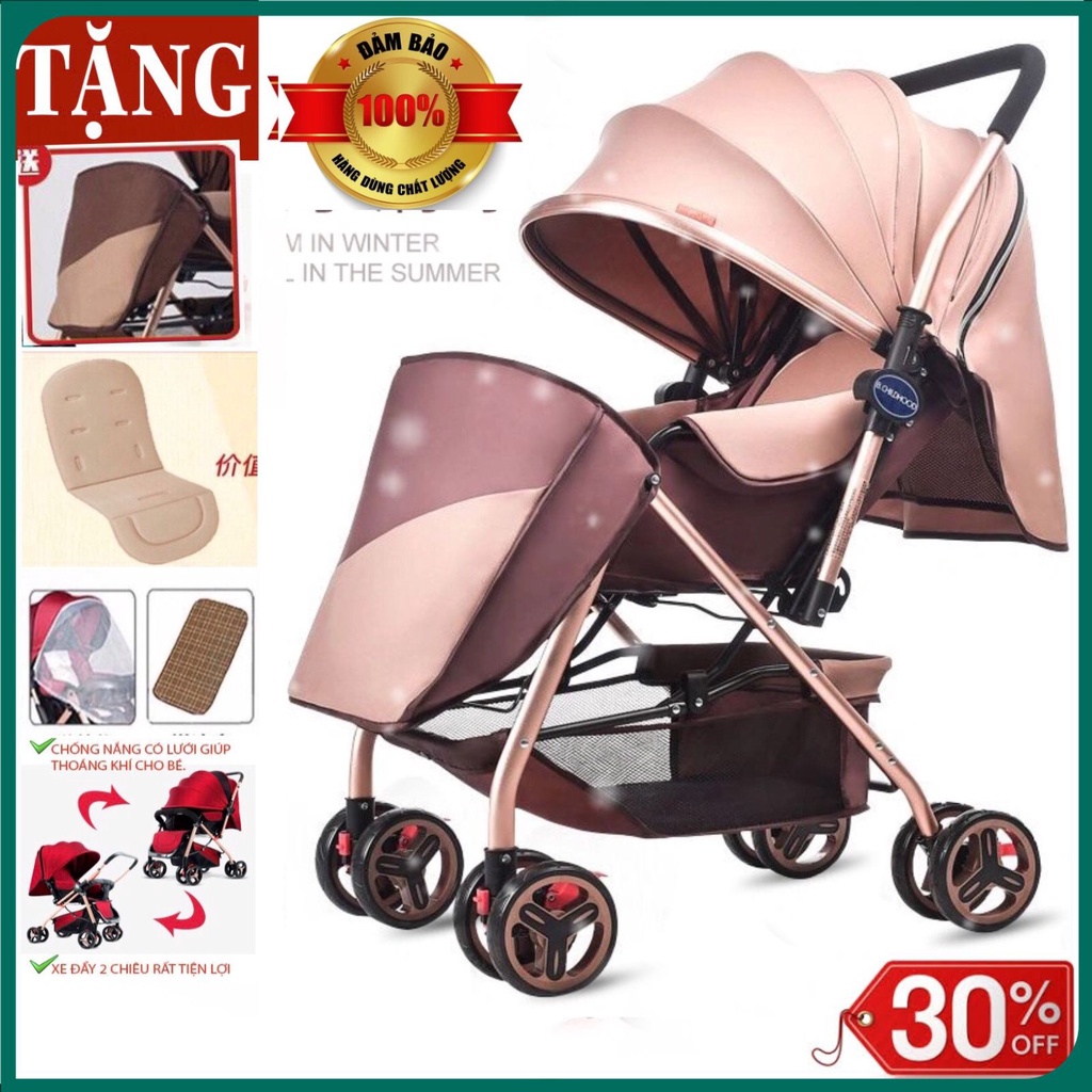 Xe Đẩy Cho Bé , Xe Đẩy 2 Chiều 3 Tư Thế Gấp Gọn, , Chinh Hãng Bchildhood