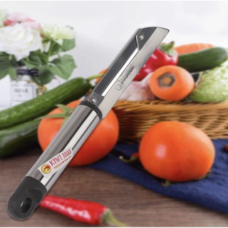 Dao nạo, gọt, bào rau củ quả 2 lưỡi bằng inox kiwi thái lan 2 lưỡi