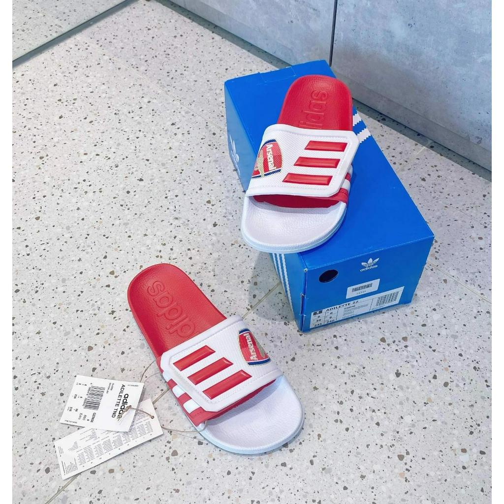 [CHÍNH HÃNG] Dép Adidas TND - Màu Trắng Đỏ / ARSENAL  *code: GZ5936*