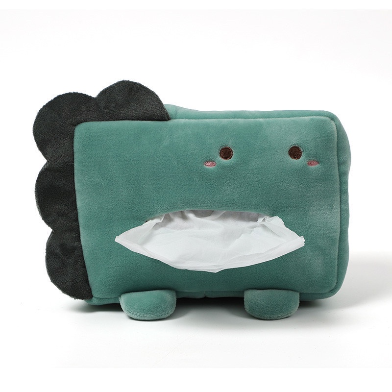 Hộp Đựng Khăn Giấy Gắn Ghế Ngồi Xe Hơi Họa Tiết Hoạt Hình Dễ Thương