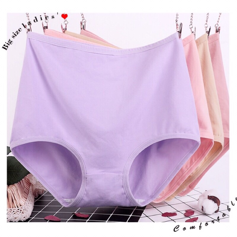 QUẦN LÓT BIG SIZE cotton SIZE TO siêu co giãn đẹp - Quần lót form to ngoại cỡ cho người béo mập bigsize màu da đen
