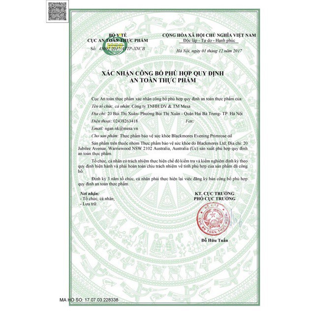 Viên hoa anh thảo Blackmores Evening Primrose Oil Úc cân bằng nội tiết 190 viên