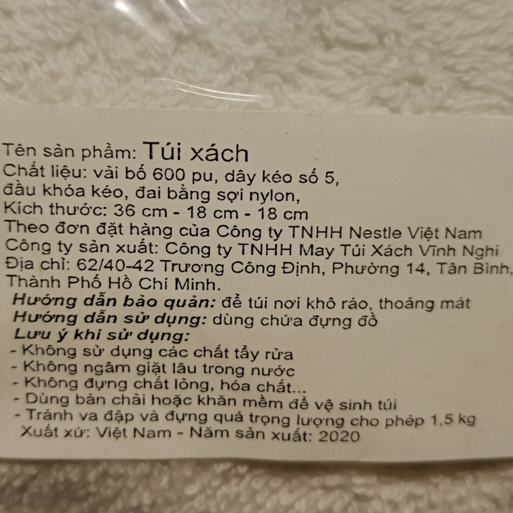 ( HÀNG HOT ) Túi trống Nestle Đeo Chéo Nam  Nữ Thê Thao Đường  Kính Tới 22cm