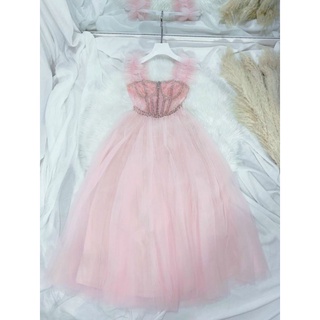 ✨ Đầm 2 dây maxi dúm bèo kết đá✨