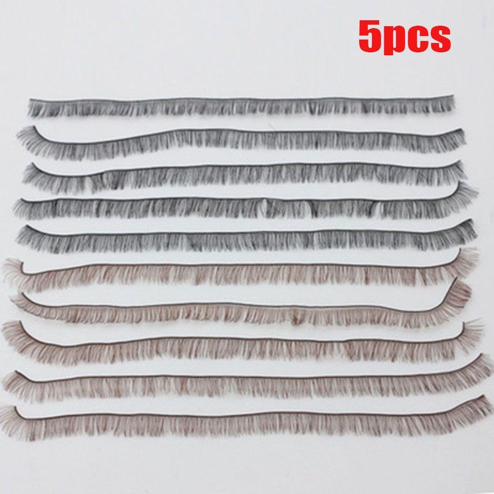 Set 5 Lông Mi Giả Màu Đen / Nâu Dành Cho Búp Bê