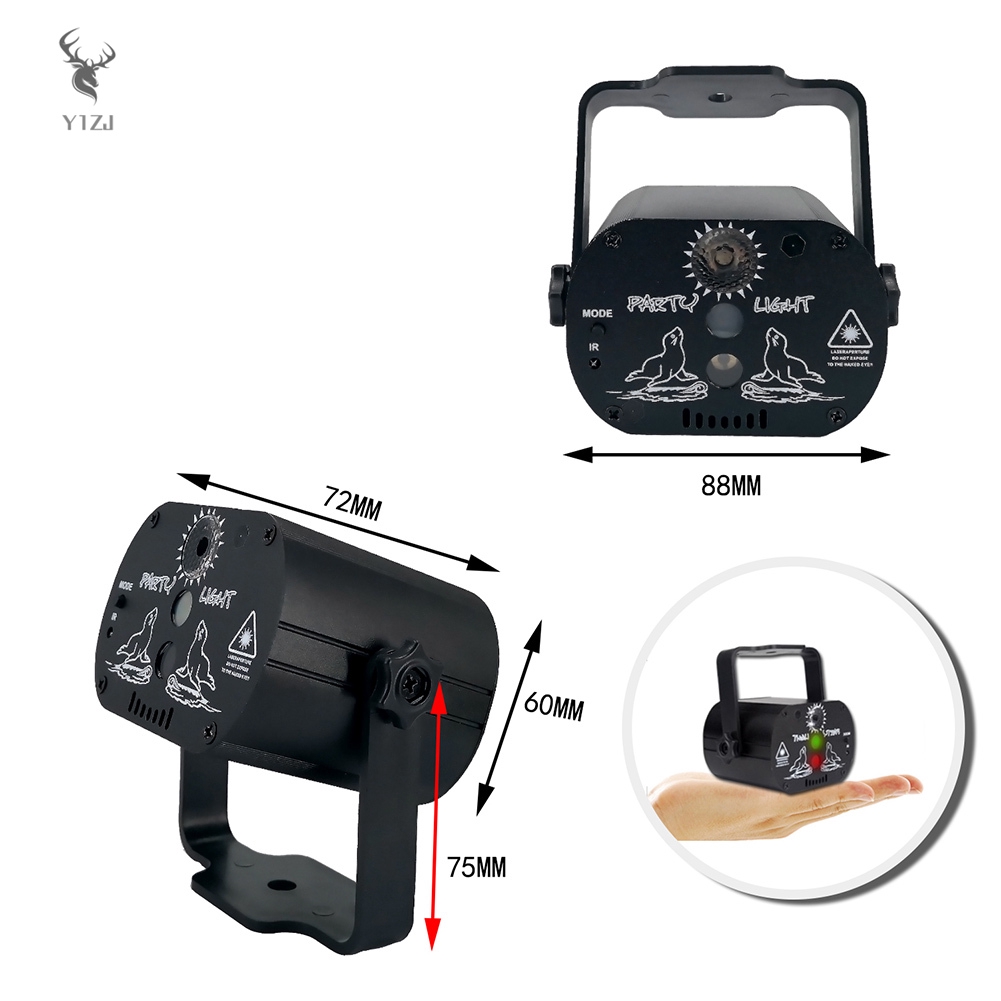 Đèn Led Chiếu Sân Khấu Mini 60 Họa Tiết Độc Đáo