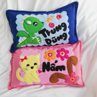 Bộ 2 vỏ gối handmade cho bé
