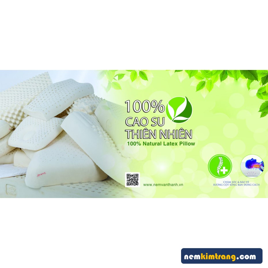 Gối Đôi Cao Su Valentine Vạn Thành - ÊM ÁI, CHÍNH HÃNG