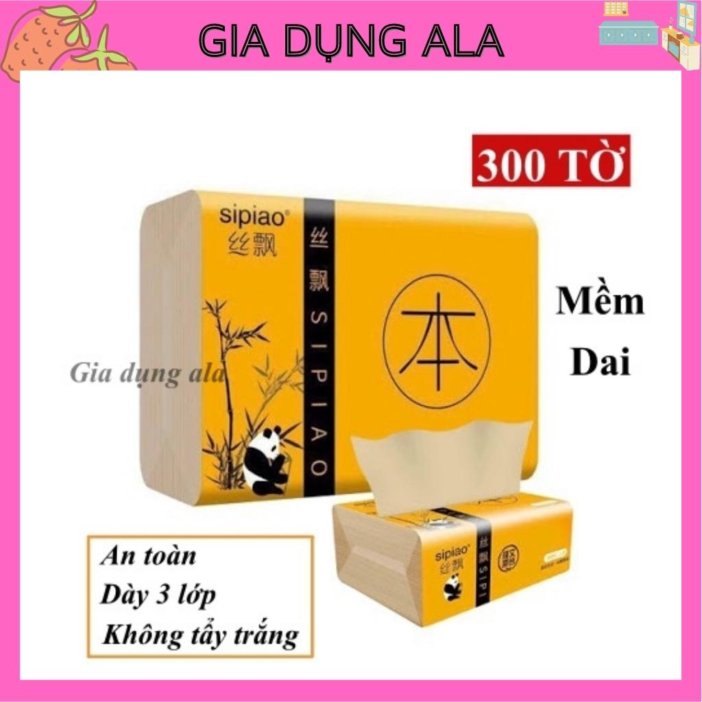 Giấy Ăn Gấu Trúc Loại 1 Siêu Dai Tự Nhiên Không Chất Tẩy Trắng, Khăn Giấy Gấu Trúc Cực Mềm