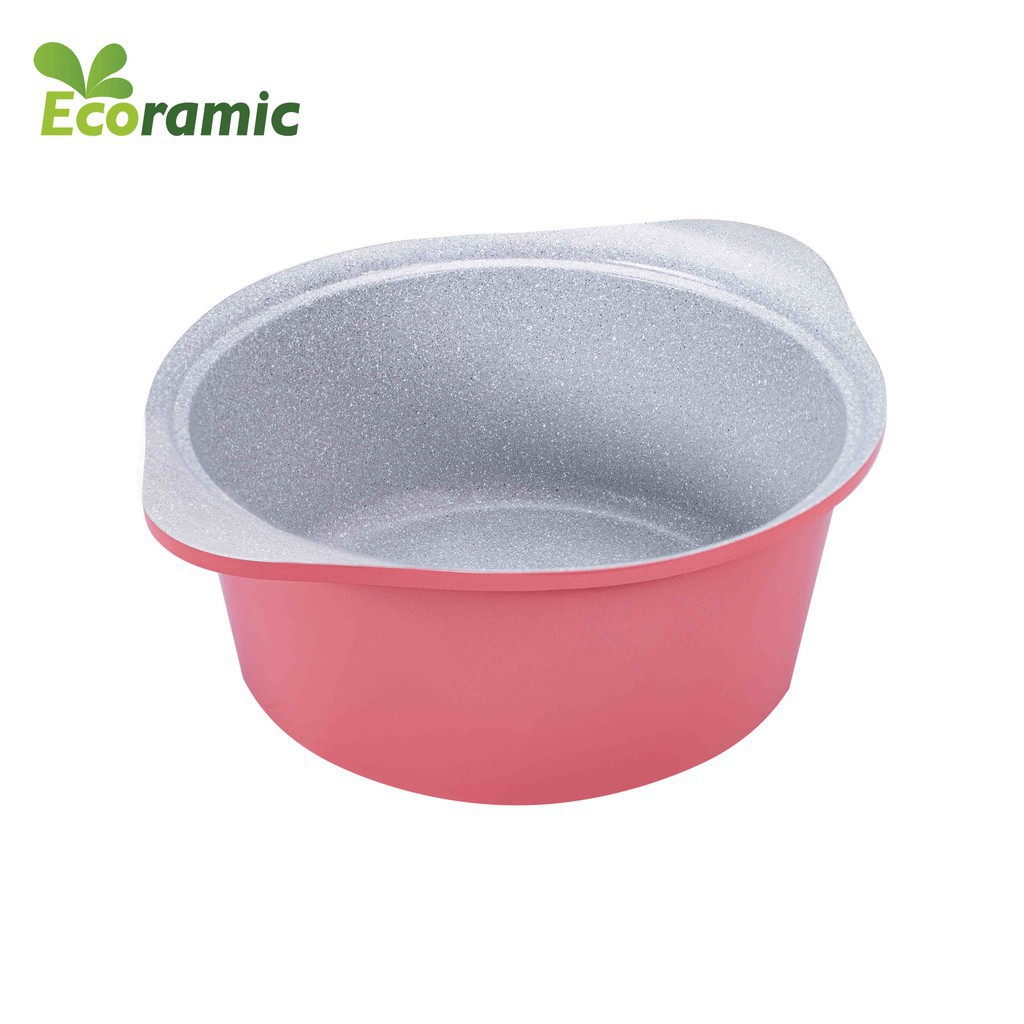 Nồi Đúc Vân Đá ECORAMIC HÀN QUỐC 16CM /HÀNG CHÍNH HÃNG
