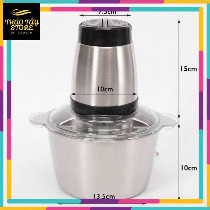 MÁY SAY ĐA NĂNG CỐI INOX 2L CHÍNH HÃNG, MÁY XAY OSAKA XAY ĐƯỢC ĐÁ
