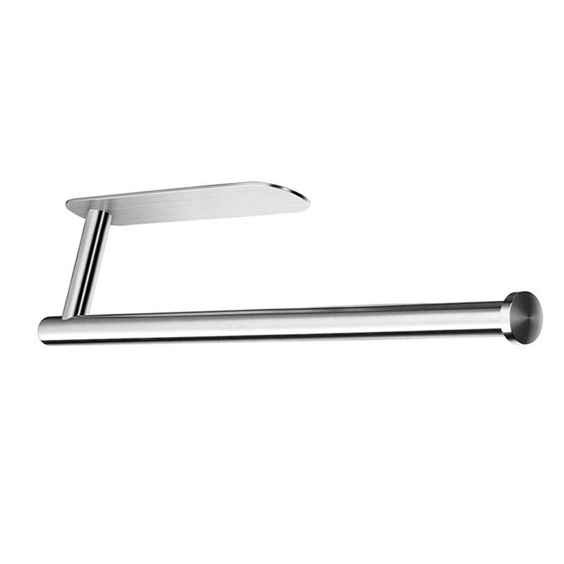 Nuserw Giá Treo Cuộn Giấy Vệ Sinh Hai Thanh Đôi Tự Dính Bằng Thép Không Gỉ Nâng Cấp Cho Nhà Bếp