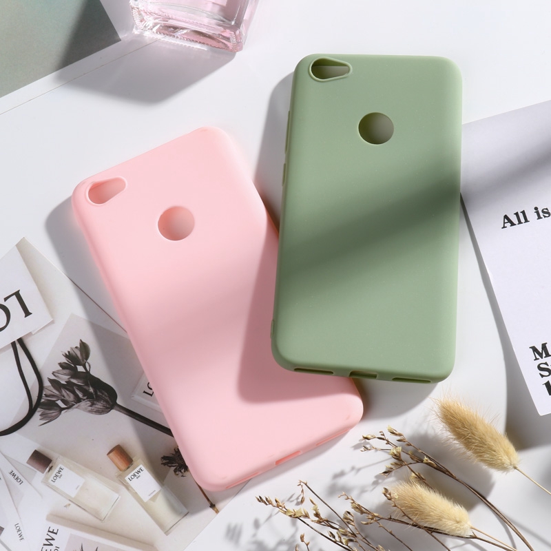 Ốp điện thoại silicon mềm màu trơn 5.5 inch cho xiaomi redmi note 5a prime redmi y1 redmi note 5a 32gb 64gb