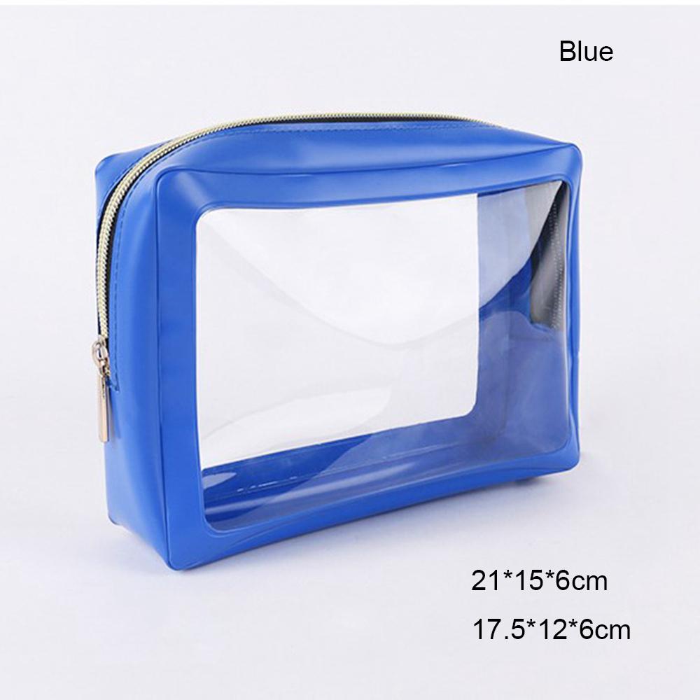 Túi Đựng Mỹ Phẩm Bằng PVC Trong Suốt 2 Kích Cỡ Tiện Dụng Ốp