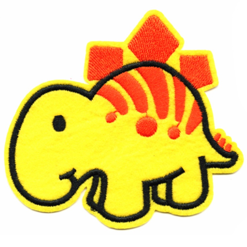 14 Sticker Ủi Thêu Hình Khủng Long Hoạt Hình