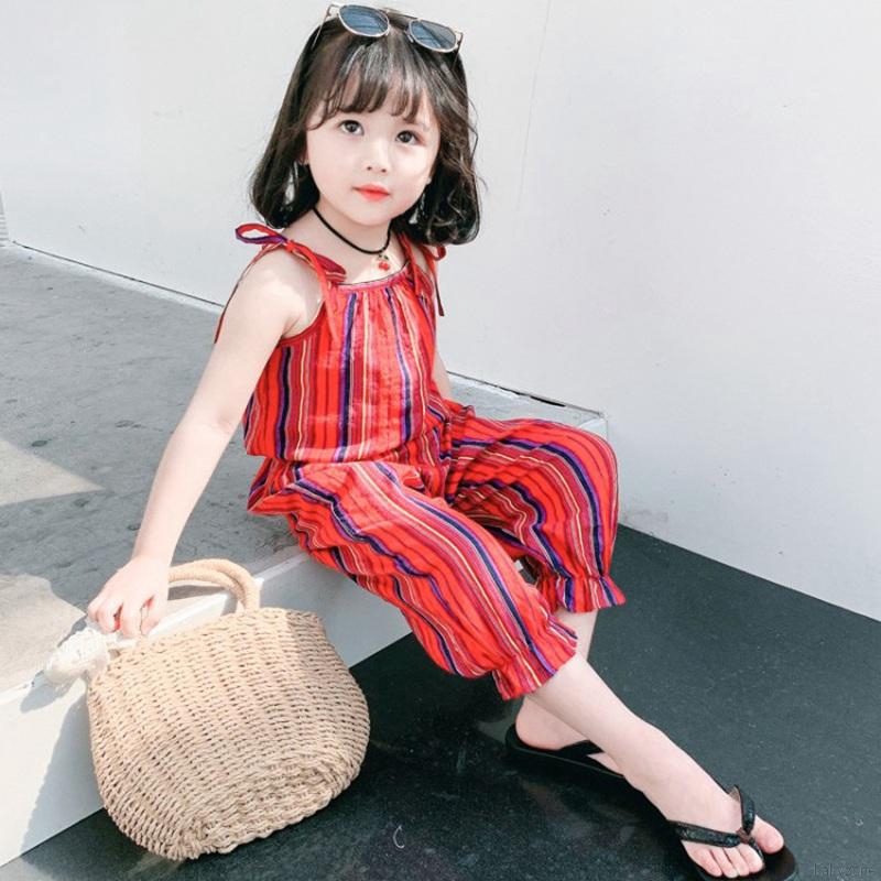 Bộ Áo Hai Dây In Hoa + Quần Trong Cho Bé