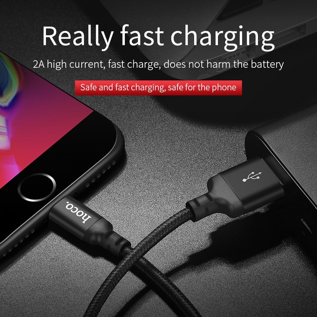 Cáp Sạc Hoco X14 Dài 1M/2M Lightning cho iPhone Bảo Hành 3 Tháng | BigBuy360 - bigbuy360.vn