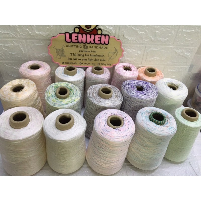 Sợi cotton đài chập loang