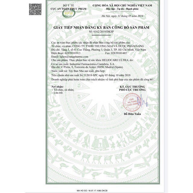 [KHUYẾN MÃI] Hàng công ty nhập khẩu chính hãng viên uống chống nắng heliocare oral 60 viên | BigBuy360 - bigbuy360.vn