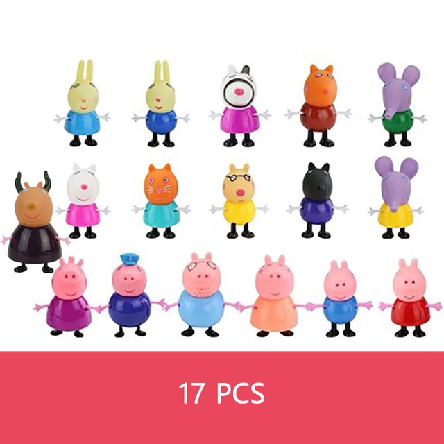 Bộ Mô Hình Đồ Chơi Gia Đình Heo Peppa Có Thể Bay Làm Quà Tặng Cho Bé