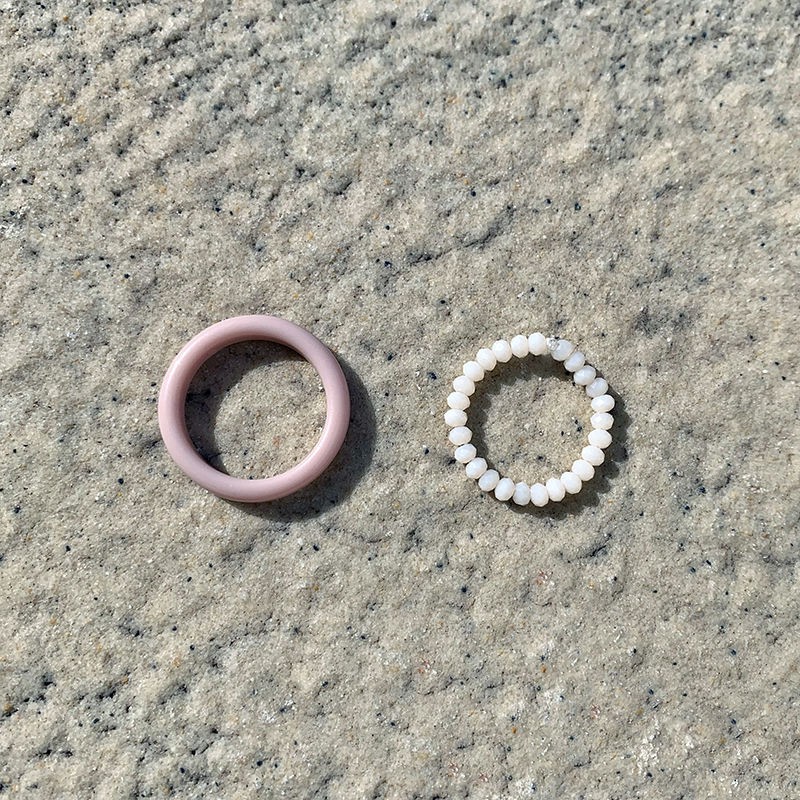 Nhẫn Resin Màu Sắc Kẹo Ngọt Phong Cách Hàn Quốc 23434