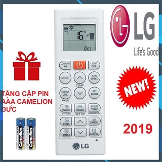 Remote máy lạnh LG mới - Điều khiển điều hòa LG mới - Tặng pin