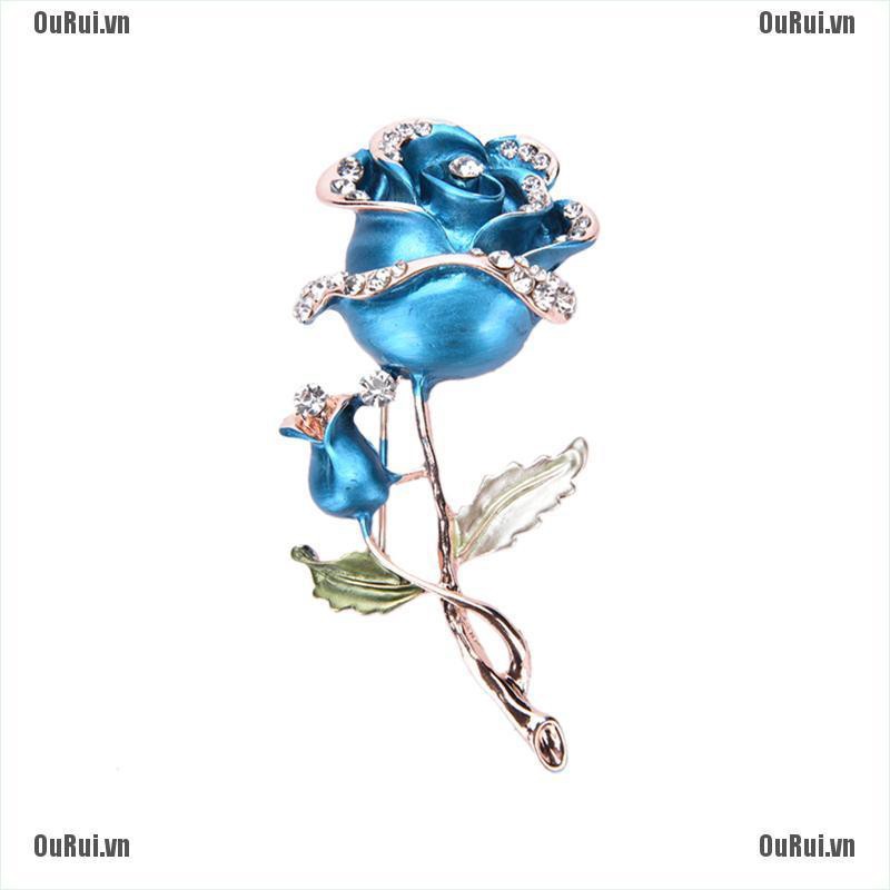 Ghim Cài Áo Hình Hoa Hồng Sang Trọng
