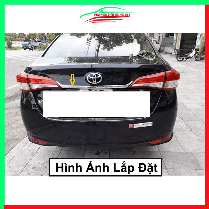 Ốp tay mở cốp mạ Crom Vios 2019-2021 trang trí xe chống va đập hiệu quả