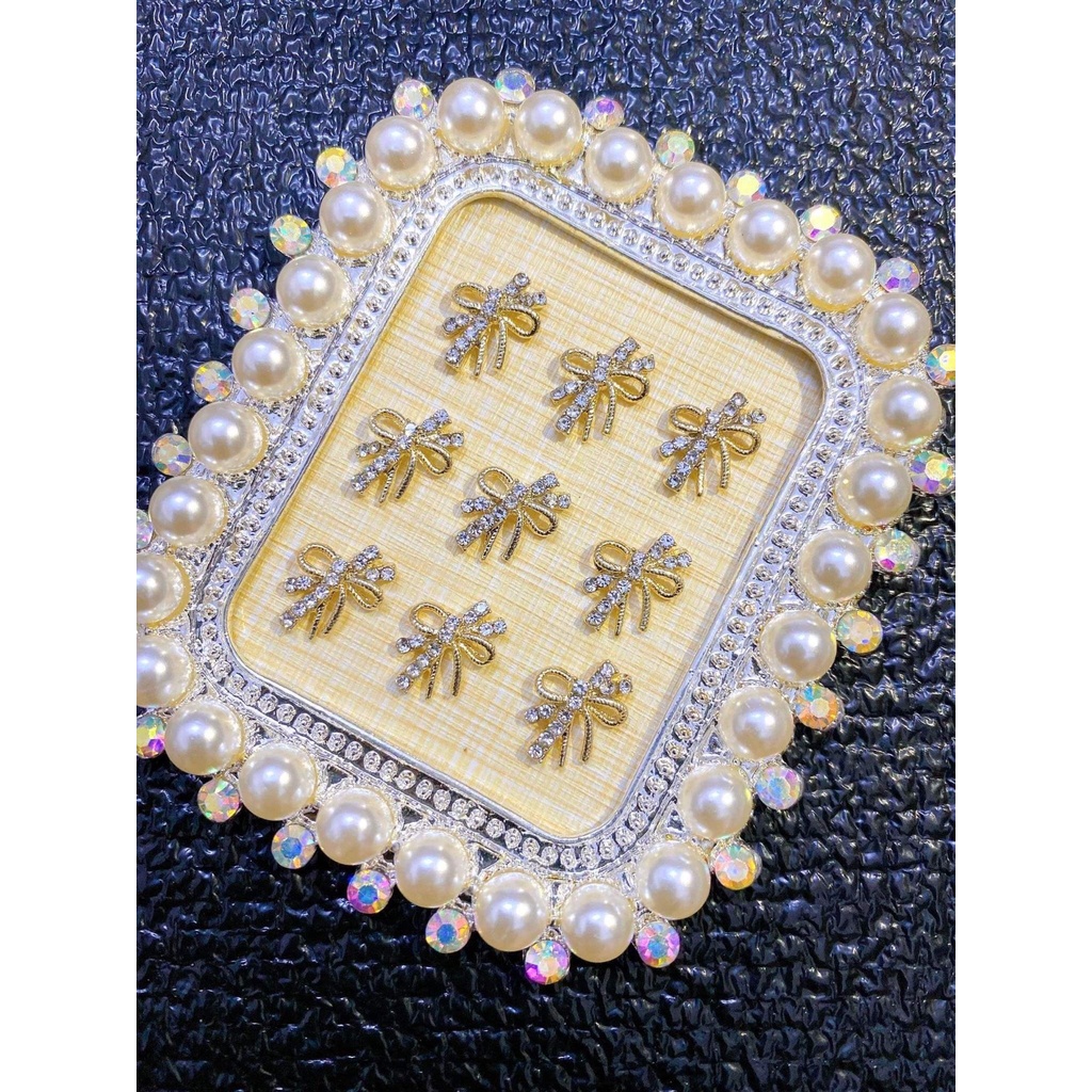 Charm nơ trang trí nail