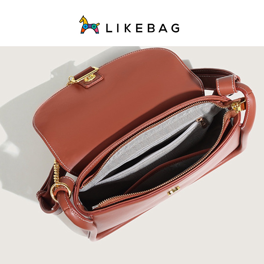 Túi xách nữ đeo vai thời trang LIKEBAG kiểu dáng đơn giản sang trọng 219XK6892 - LIBAGI