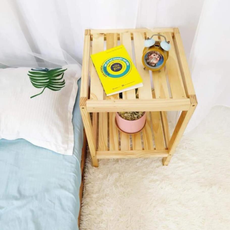 Tủ Đầu Giường - Tab Đầu Giường Gỗ Thông Nhập Khẩu - Decor Nhà Cửa Trang Trí Phòng Ngủ Đẹp | BigBuy360 - bigbuy360.vn