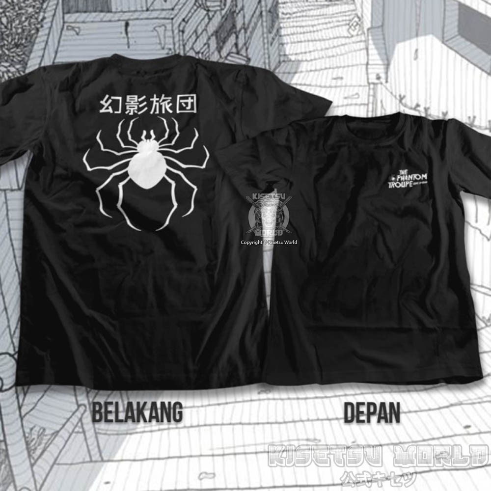 Áo phông HUNTERXHUNTER GENEI RYODAN HXH Baju Karakter Jepang x 6120 Kisetsu