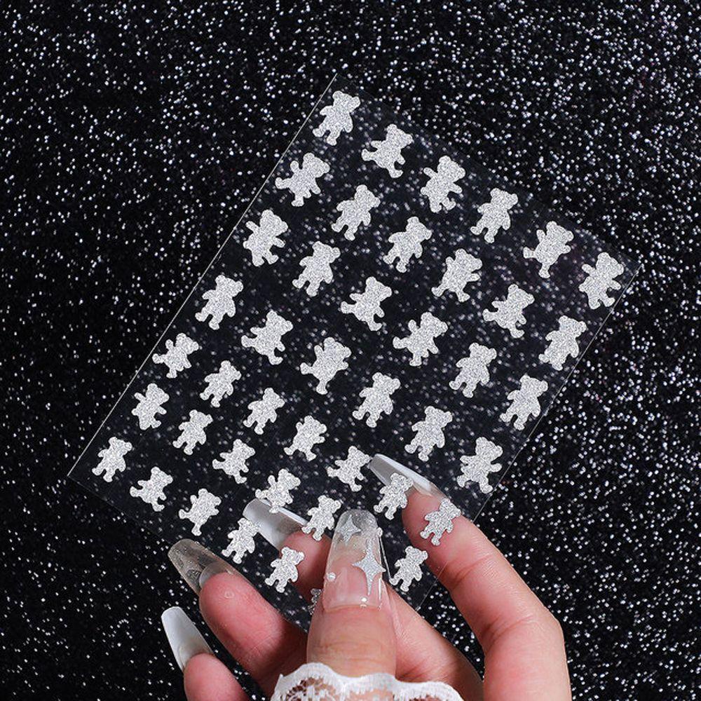 Miếng Dán Móng Tay Tự Dính Họa Tiết Bướm / Ngôi Sao / Trái Tim Xinh Xắn