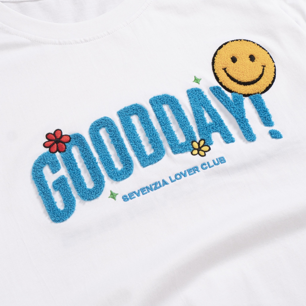 Áo thun Goodday - Đen/Trắng | BigBuy360 - bigbuy360.vn